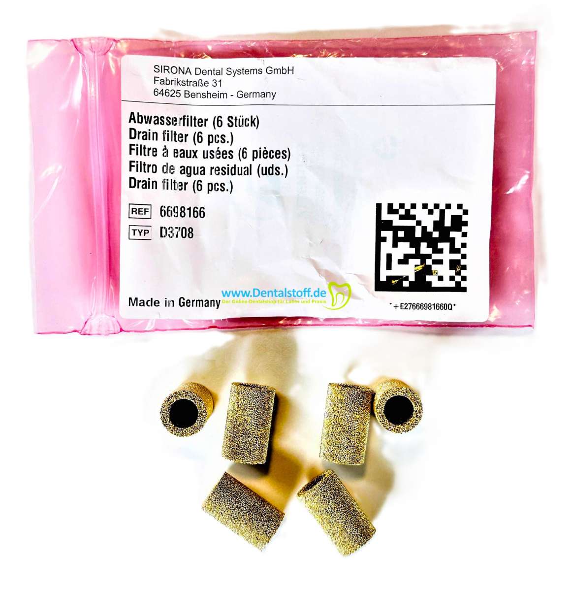 Sirona-AbwasserfiltermCWeG8p2FOj1eiLaWpYoFYFGeb_600x600@2x DAC Drain Filter (6 pieces) - Image 1